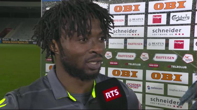 Super League, 27e journée: Thoune - Sion (1-2): Xavier Kouassi à l’interview