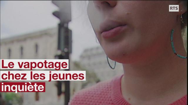 Le vapotage chez les jeunes inquiete