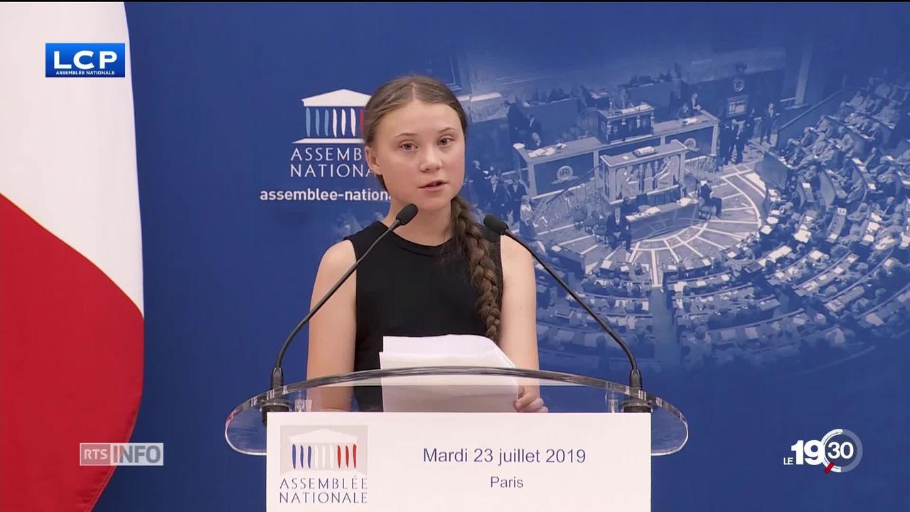 Greta Thunberg invitée à l'Assemblée nationale à Paris. Une visite qui se transforme en pugilat de députés.