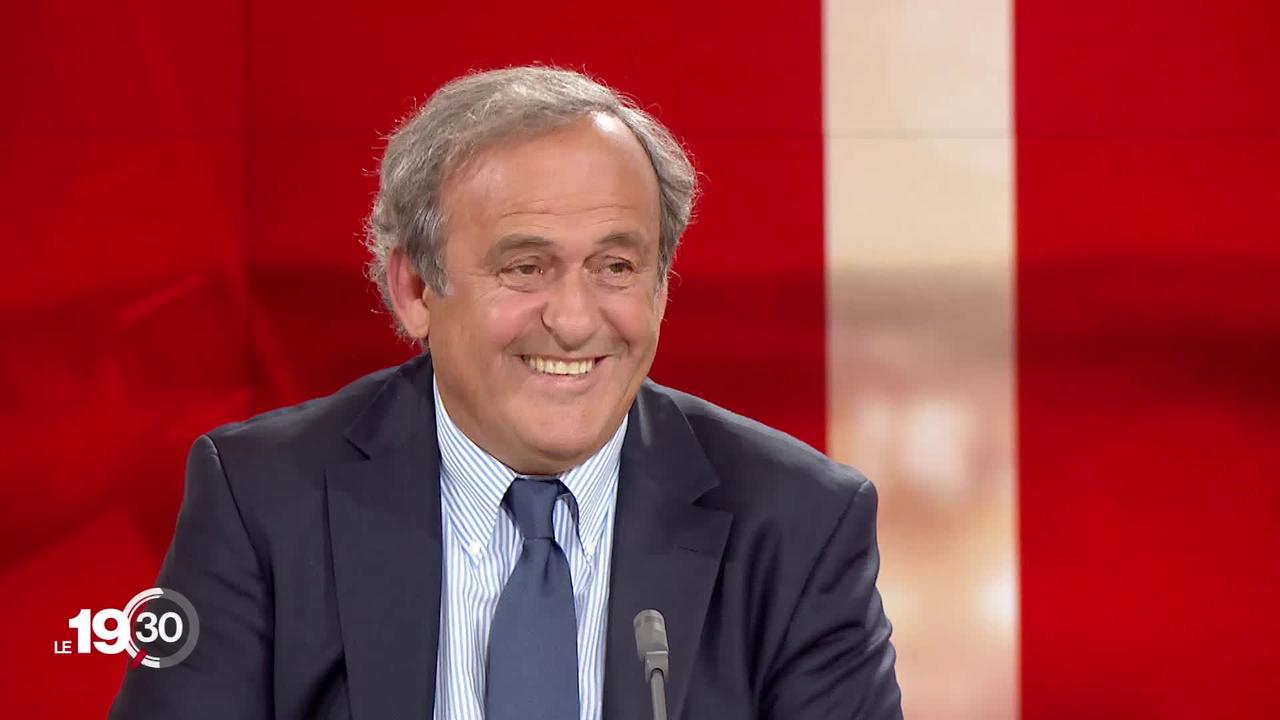 L'ancien président de l'UEFA Michel Platini annonce son retour dans un entretien exclusif à la RTS