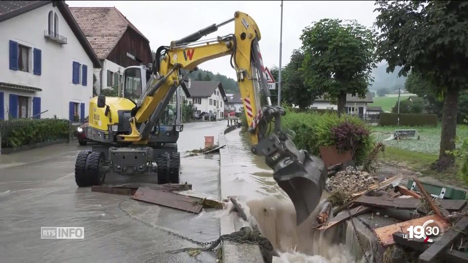 Le Val-de-Ruz a subi l'équivalent d'un mois de pluie en seulement trois heures