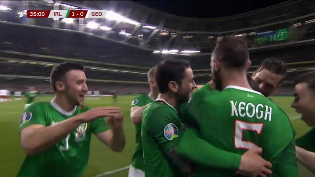 Gr.B, Irlande - Géorgie (1-0): L'Irlande prend la première place du groupe B
