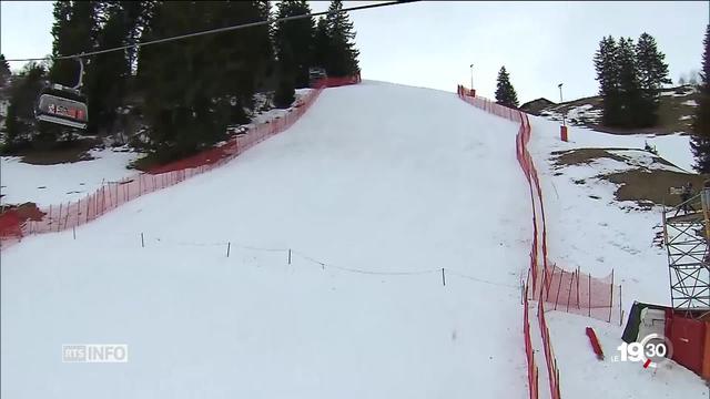 Adelboden se prépare à accueillir la Coupe du Monde de ski alpin dans de meilleures conditions météo que l'an dernier.