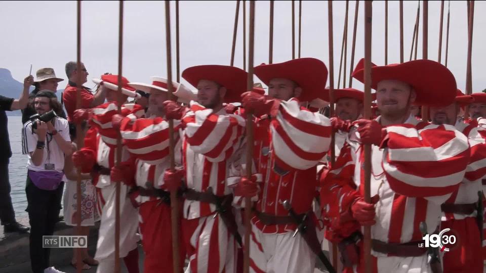 Le cortège de la Fête des Vignerons a défilé dans les rues de Vevey.