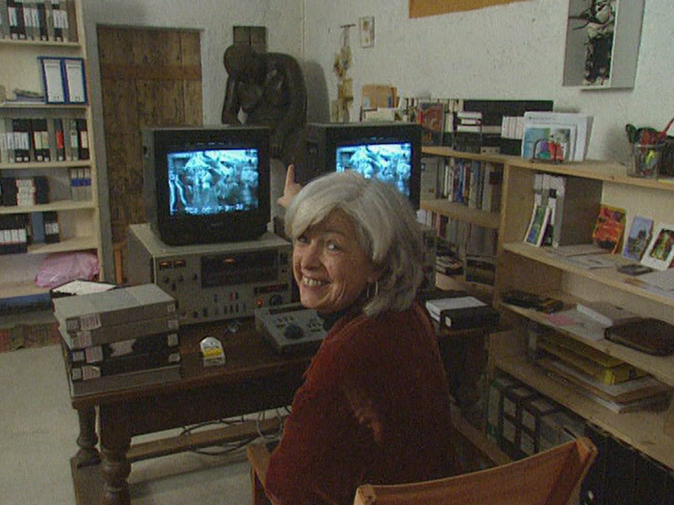 Carole Roussopoulos, vidéaste, en 2000. [RTS]