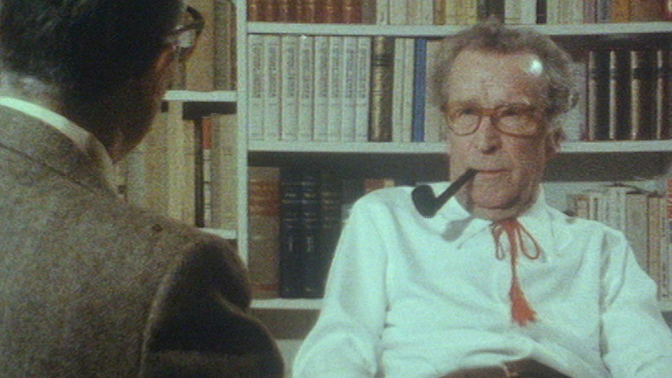 Georges Simenon en 1982. [RTS]