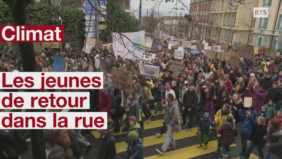 La jeunesse romande manifeste de nouveau pour le climat