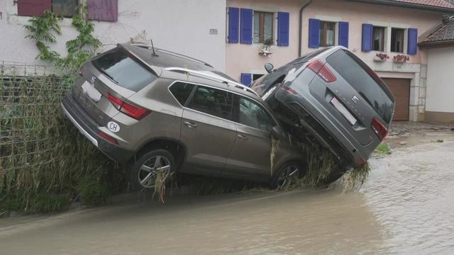 Inondations Val de Ruz. [RTS]