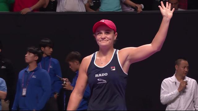 Finale: A.Barty (AUS) - E.Svitolina (UKR) (6-4, 6-3): la numéro un mondiale remporte son premier titre au Masters