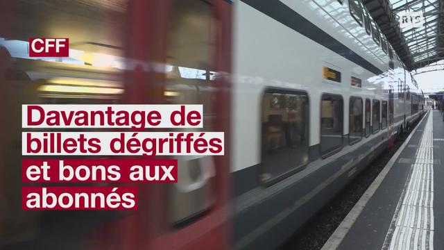 CFF: davantage de billets dégriffés