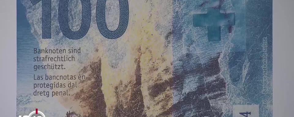 Le nouveau billet de 100 francs dévoilé par la Banque nationale suisse