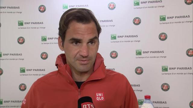Roland-Garros 2019: Roger Federer au micro de la RTS