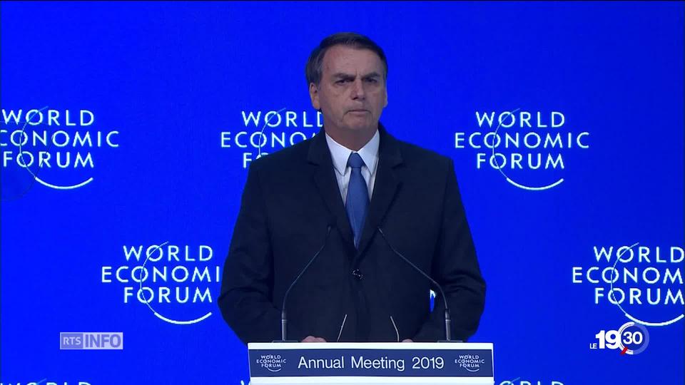 Jair Bolsonaro veut séduire les investisseurs à Davos