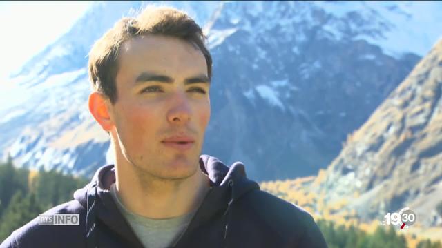 Portrait du skieur suisse Daniel Yule