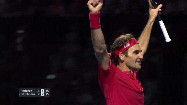Finale: R.Federer - A. De Minaur (AUS)  (6-2, 6-2): Federer s'impose chez lui