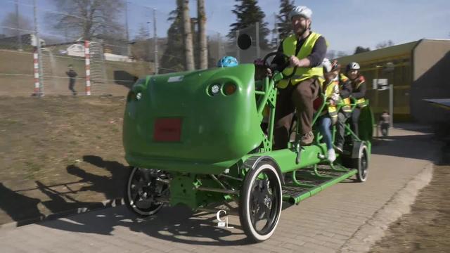 Le Pedibus version vélo