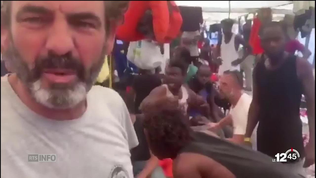 L'Open Arms est toujours stationné face à l'île de Lampedusa avec 107 migrants à bord.