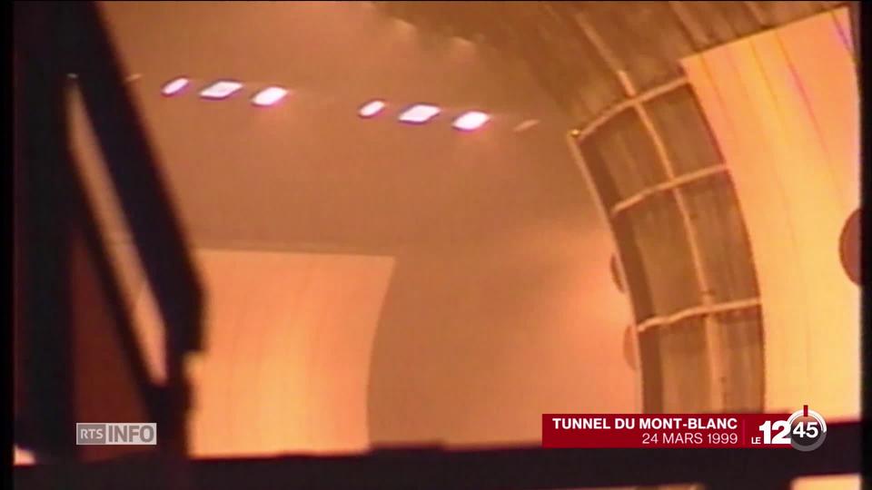 L'incendie au Tunnel du Mont-Blanc qui avait fait 39 morts c'était il y a 20 ans. Retour en images