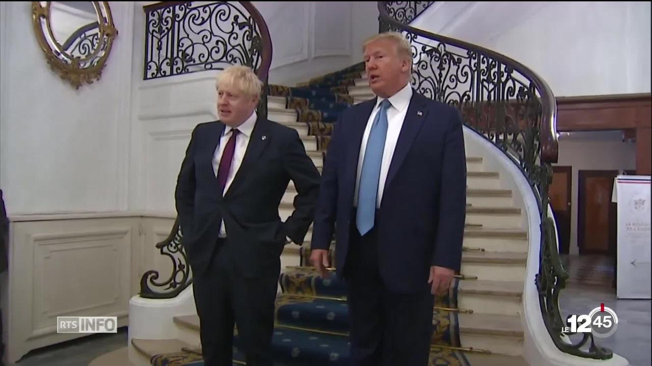 Donald Trump loue les compétence de Boris Johnson lors du sommet du G7.