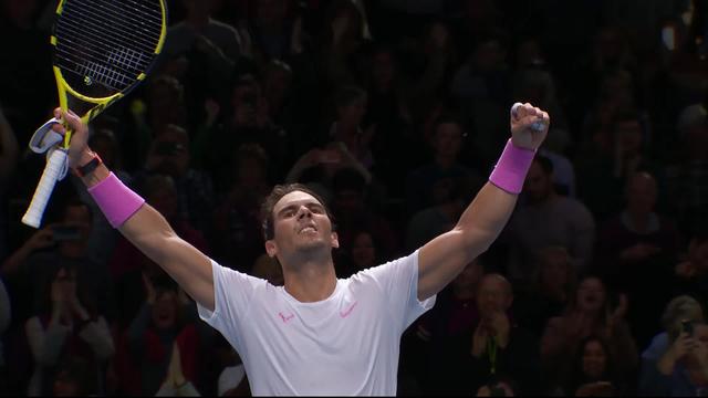 Round Robin: R.Nadal (ESP) - D.Medvedev (RUS) (6-7, 6-3, 7-6): Nadal sauve une balle de match à 1-5 avant de s’imposer!