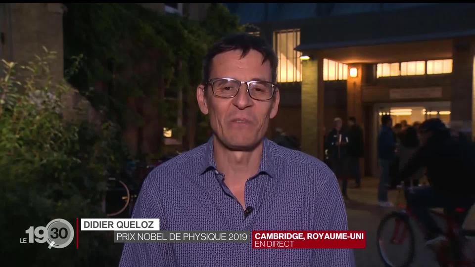 Didier Queloz: "La joie était folle hier. Un Nobel c'est une récompense extraordinaire, la plus importante pour un scientifique."