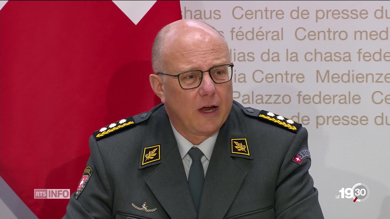Philippe Rebord, chef de l'armée suisse, quittera ses fonctions à la fin de l'année.
