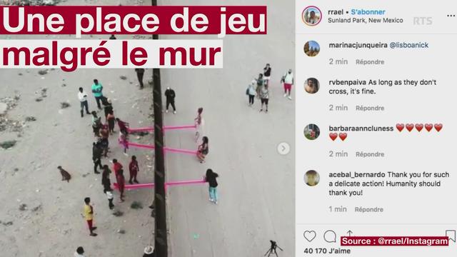 Une place de jeu malgré le mur