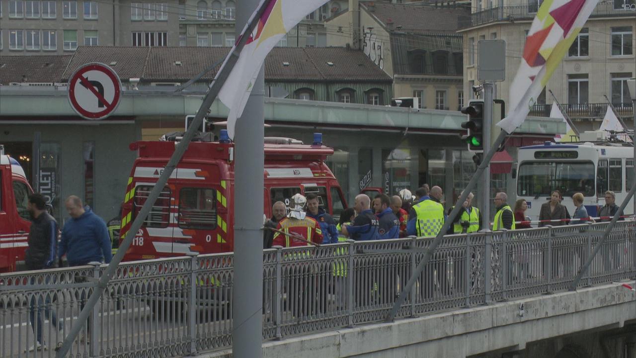 Incendie à Lausanne: le Grand-Pont a été brièvement fermé au trafic