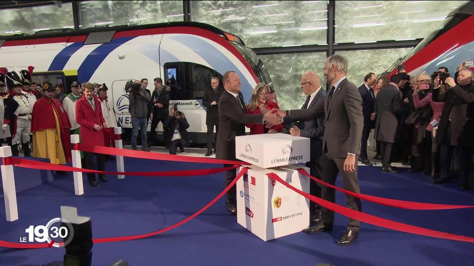 Inauguration du plus grand réseau transfrontalier d'Europe en présence de Laurent Wauquiez et Simonetta Sommaruga.