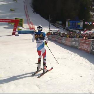 Kranjska Gora (SLO), slalom messieurs 2e manche: victoire de Ramon Zenhaeusern (SUI)