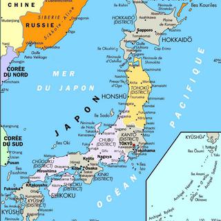 Carte du Japon. [CC]