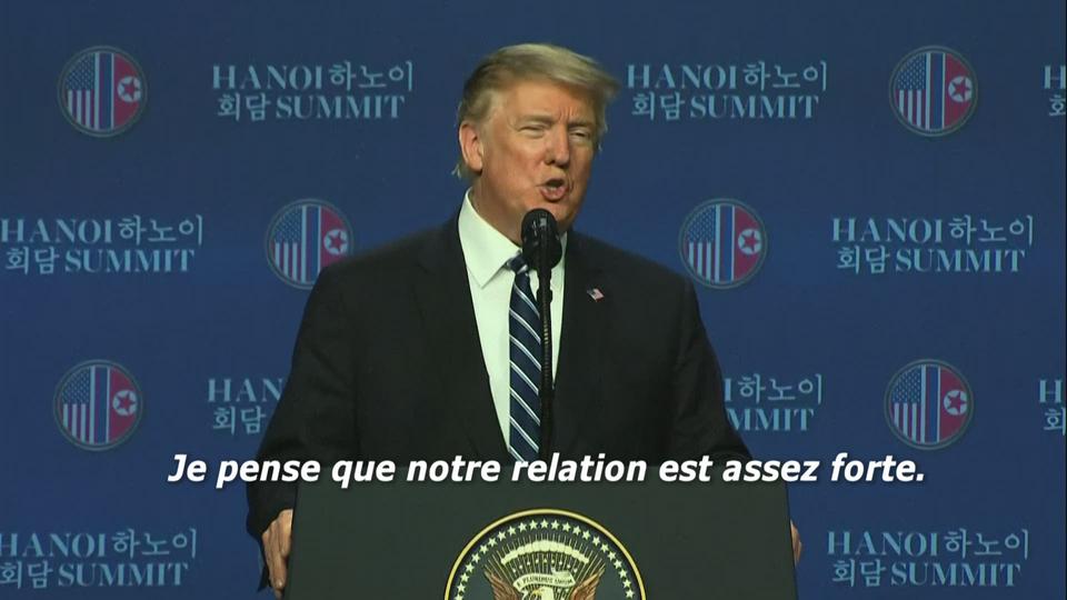 Trump explique pourquoi il n est pas parvenu a un accord