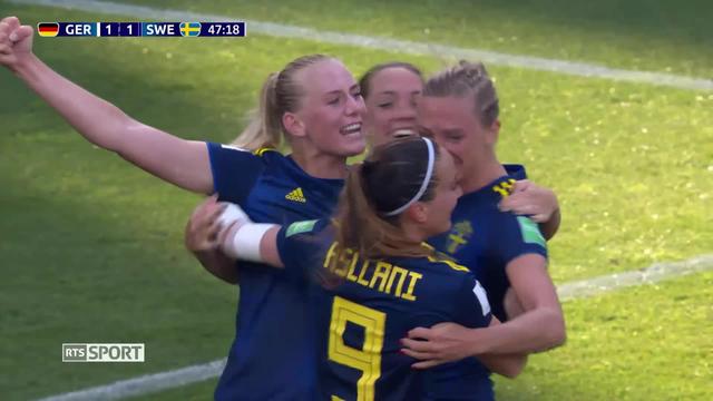 Coupe du Monde de football féminine: Allemagne – Suède (1-2)