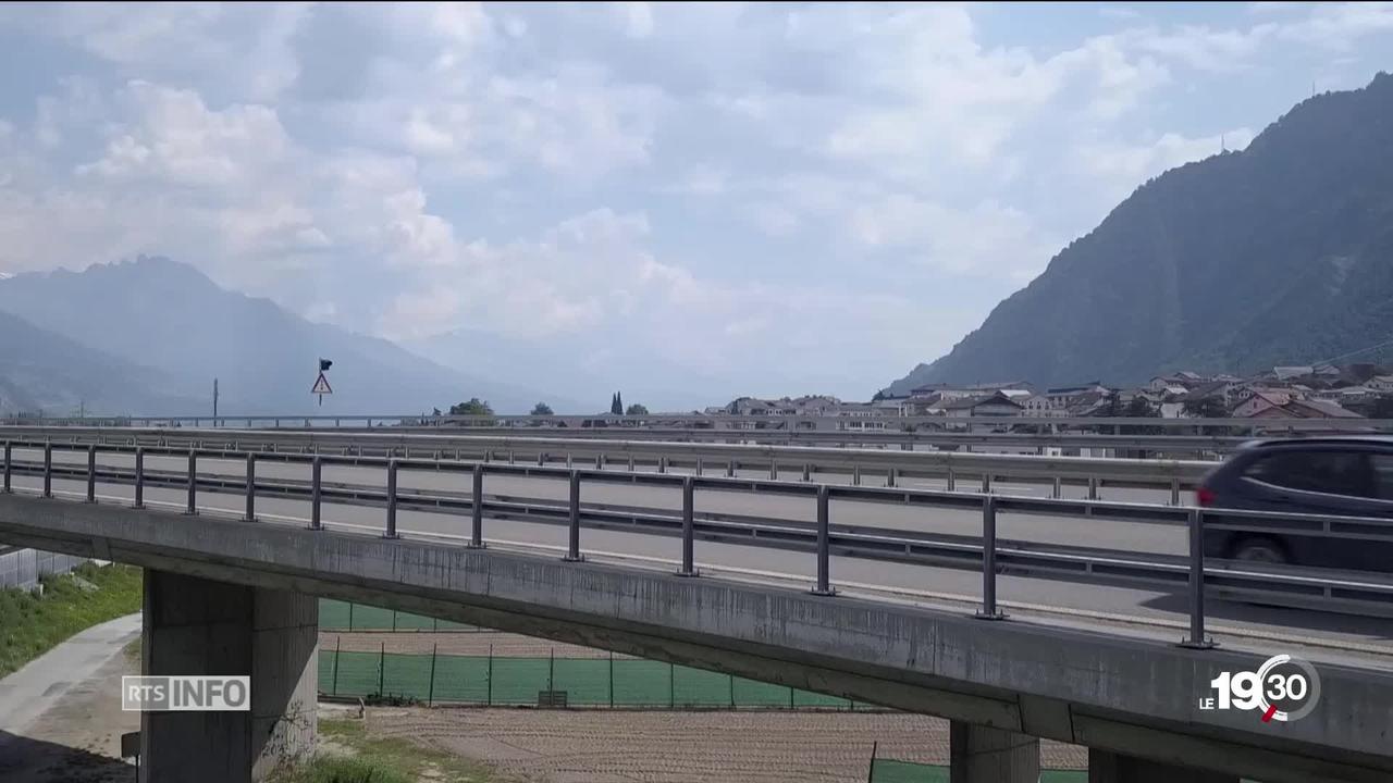 En Valais, les sondages du viaduc de Riddes révèlent un pont en mauvais état. Il devra peut-être même être remplacé.