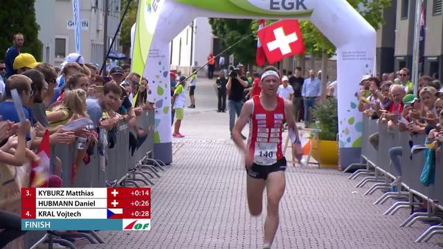 Finale sprint messieurs: Matthias Kyburz (SUI) 3e