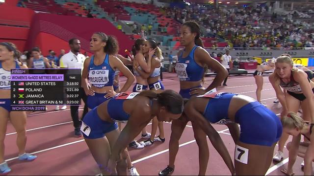 4 x 400m dames: les Américaines remportent l'or