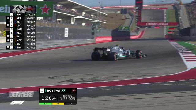 F1, GP des États-Unis: Bottas(FIN) partira en pôle position