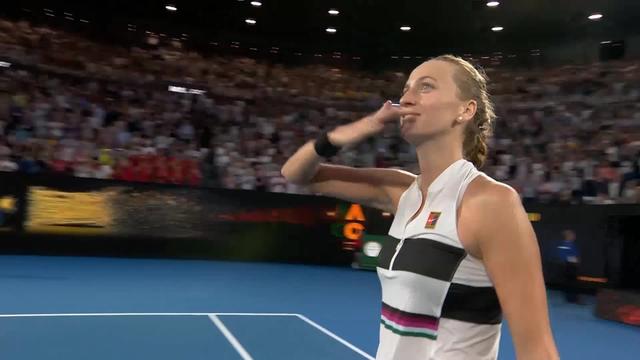 1-4 de finale, P. Kvitova (CZE) – A. Barty (AUS) 6-1 6-4: Kvitova passe en deux manches et affrontera Danielle Collins en demi