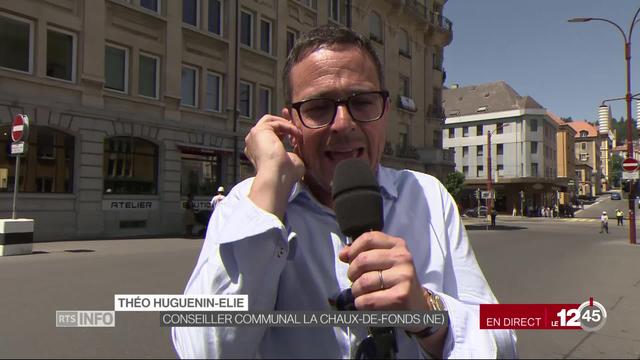 La Chaux-de-Fonds et le Locle célèbrent leur inscription au patrimoine mondial de l'UNESCO. Théo Huguenin-Elie