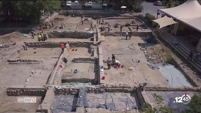 Les étudiants en archéologie de l'Université de Lausanne dévoilent les résultats des fouilles menées sur le site de l'ancienne agglomération de Lousonna.