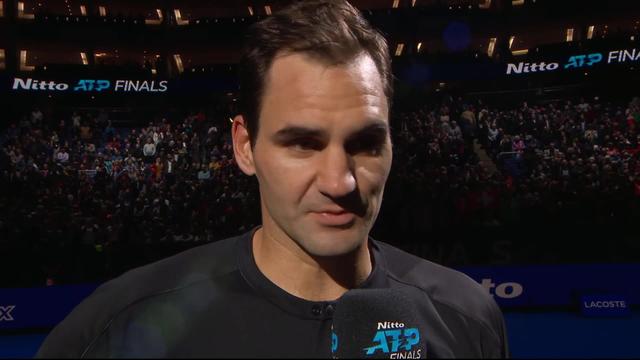 Round Robin: R.Federer (SUI) - M.Berrettini (ITA) (7-6, 6-3): Federer à l'interview