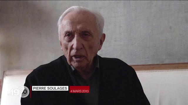 A 100 ans, le peintre Pierre Soulages joue avec l'infinie variété du noir.