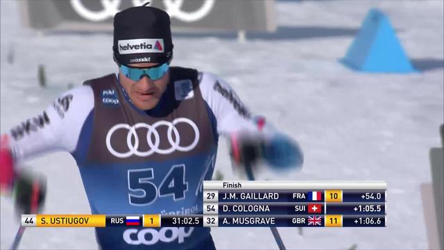 Toblach (ITA), 15km messieurs: 16e place pour Dario Cologna (SUI)