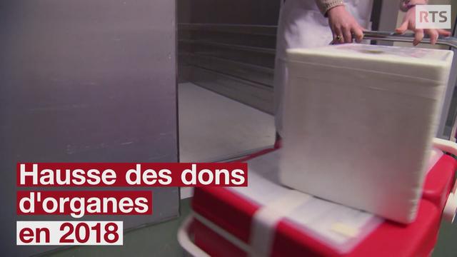 Les dons d'organes ont une nouvelle fois augmenté en Suisse en 2018.