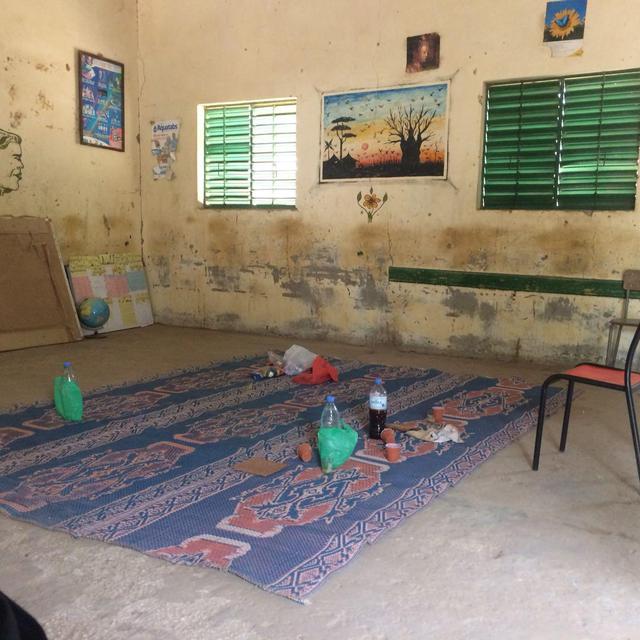 La salle des enseignants de l'école de Kaolack au Sénégal [Michel Salamin]