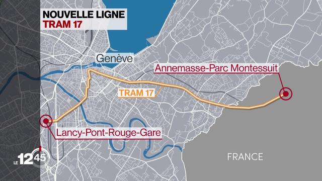 Léman Express: nouvelle ligne de tram à partir du 15 décembre: de Lancy-Pont-Rouge à Annemasse.