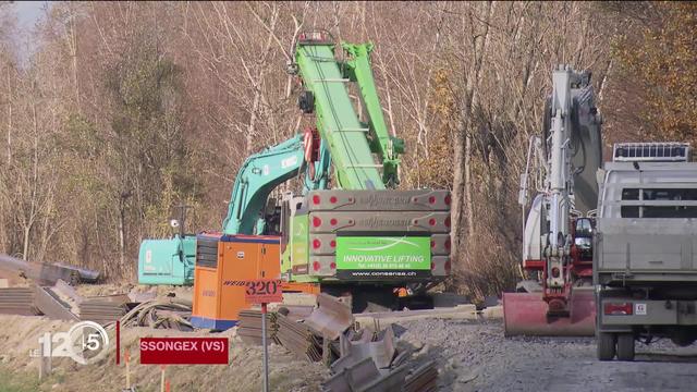 Valais: des travaux sont en cours pour empêcher le Rhône de déborder. Il faut protéger les riverains en cas de crue