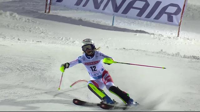 Levi (FIN), slalom dames: Aline Danioth (SUI)