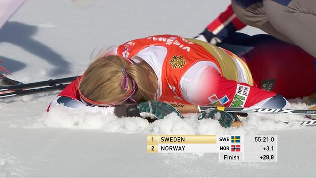 Mondiaux de Seefeld, relais 4x5km dames: la Suède s’impose devant les Norvégiennes et les Russes