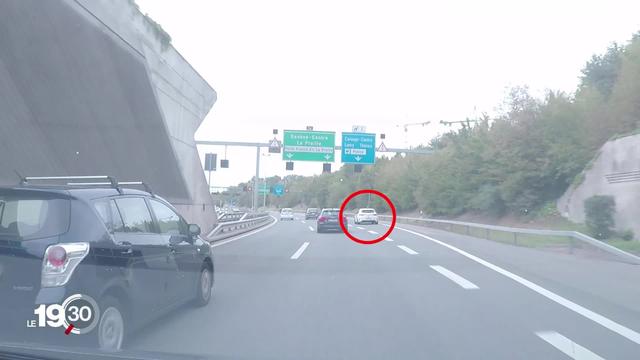 Autoroute Genève - Lausanne. Les polices des deux cantons veulent discipliner les automobilistes.